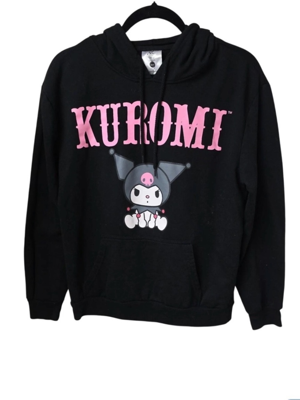 Kuromi Figural Ears Girls Hoodie